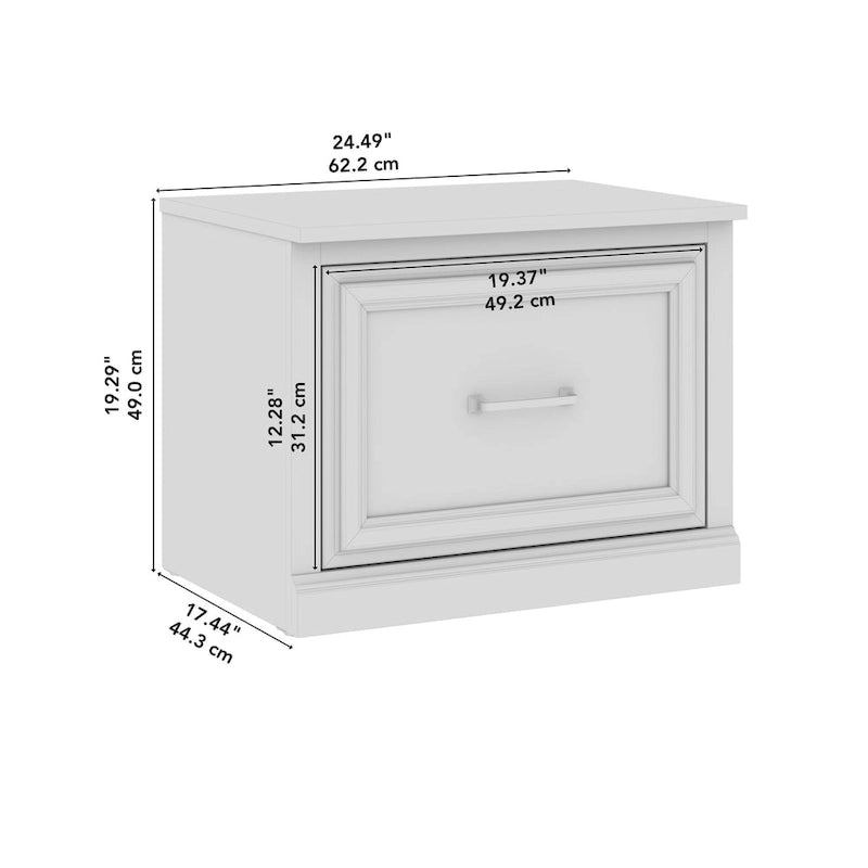 Banc à chaussures d'entrée de 61 cm avec tiroir et rangement – Plusieurs finitions