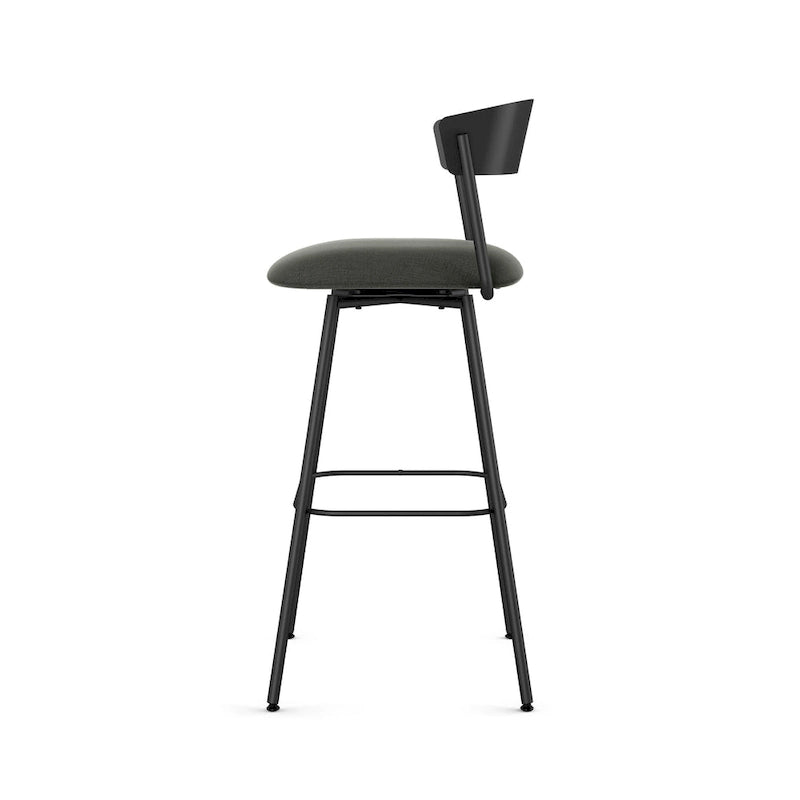 Tabouret de comptoir et de bar pivotant style scandinave avec assise rembourrée – Plusieurs options