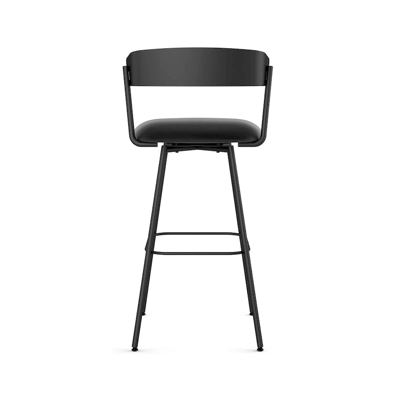 Tabouret de comptoir et de bar pivotant style scandinave avec assise rembourrée – Plusieurs options