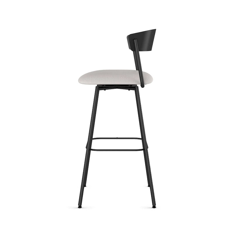 Tabouret de comptoir et de bar pivotant style scandinave avec assise rembourrée – Plusieurs options
