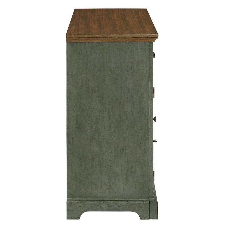 Buffet en bois rustique avec tiroirs et rangements – Plusieurs finitions