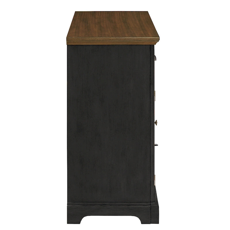 Buffet en bois rustique avec tiroirs et rangements – Plusieurs finitions