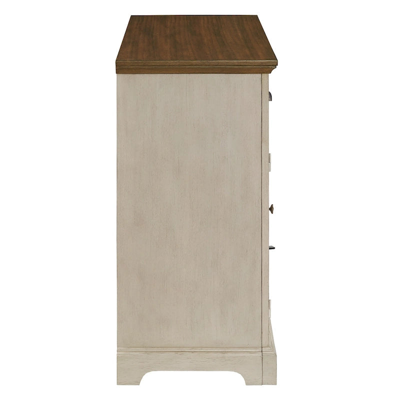 Buffet en bois rustique avec tiroirs et rangements – Plusieurs finitions
