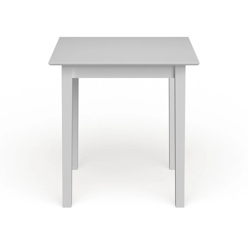 Table de petit-déjeuner carrée compacte avec pieds coniques