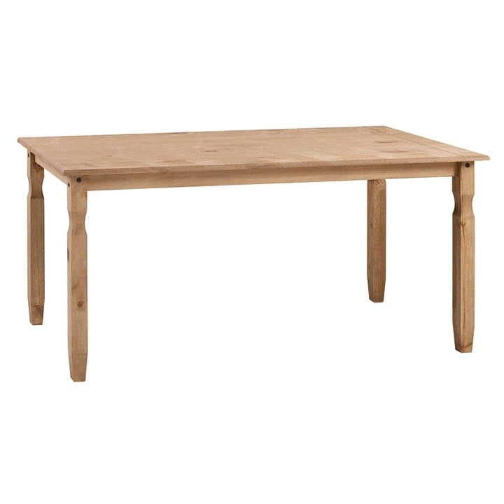 Table à manger rustique en bois de pin massif