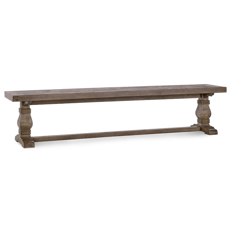 Banc de salle à manger rustique en pin recyclé
