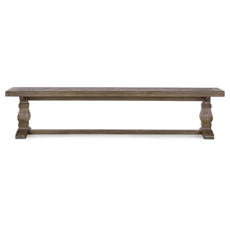 Banc de salle à manger rustique en pin recyclé