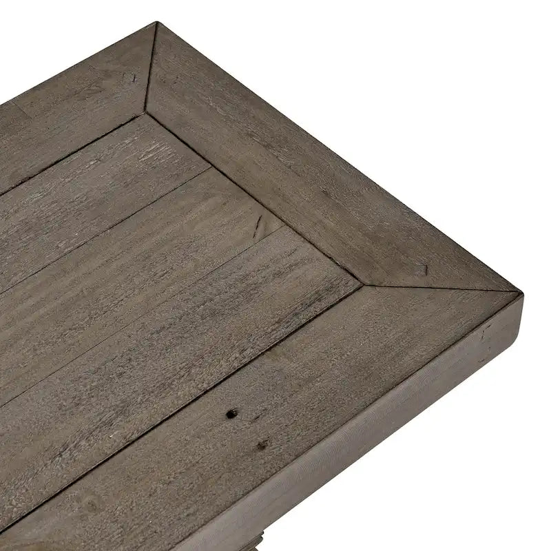 Banc de salle à manger rustique en pin recyclé