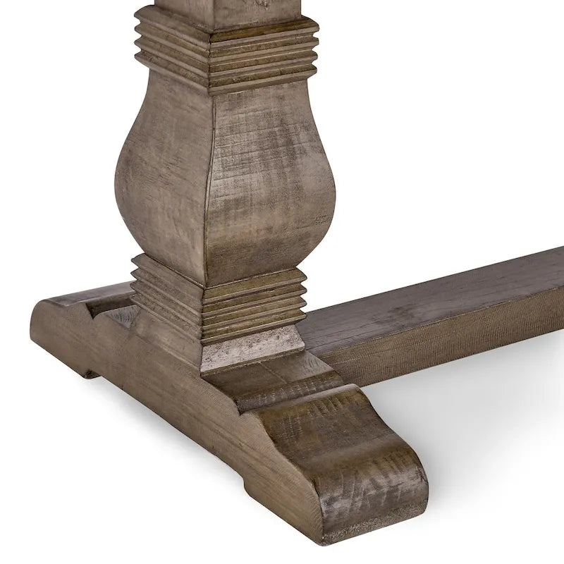Banc de salle à manger rustique en pin recyclé
