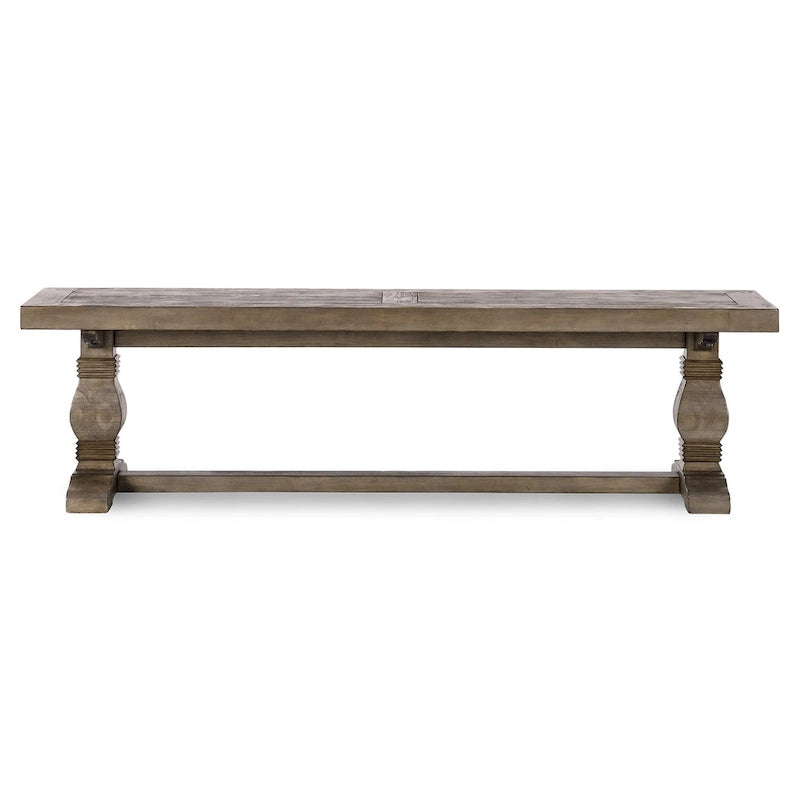 Banc de salle à manger rustique en pin recyclé