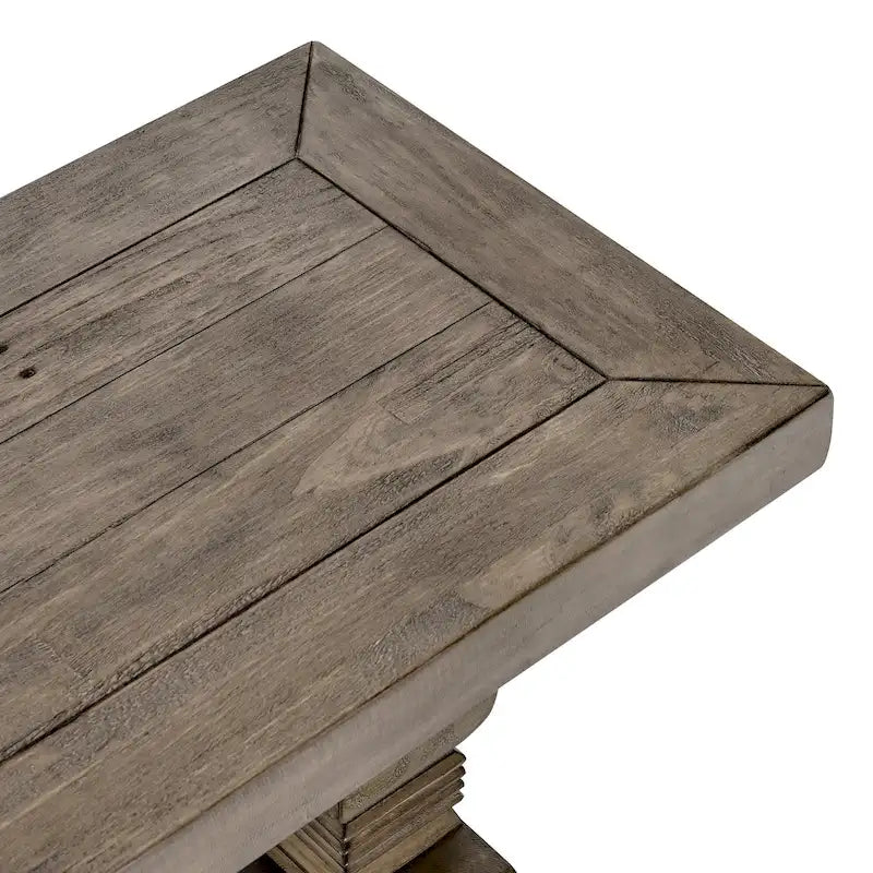 Banc de salle à manger rustique en pin recyclé