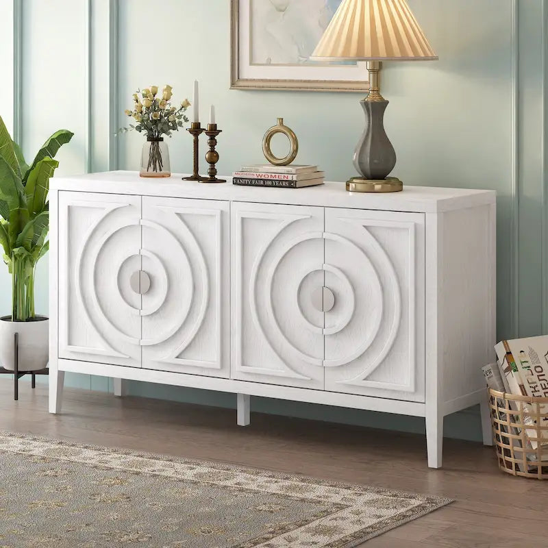 Enfilade Rétro avec Portes Bombées