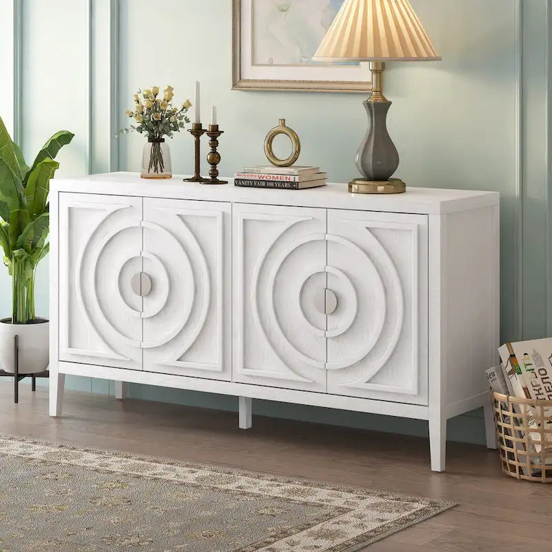 Enfilade Rétro avec Portes Bombées