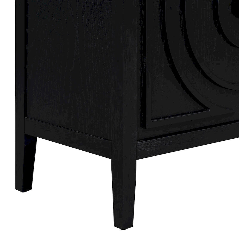 Enfilade Rétro avec Portes Bombées