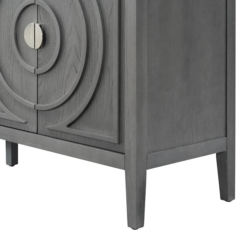 Enfilade Rétro avec Portes Bombées