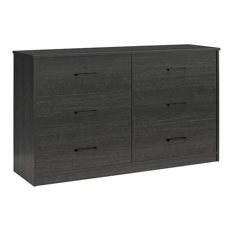 Commode large à 6 tiroirs avec assemblage rapide