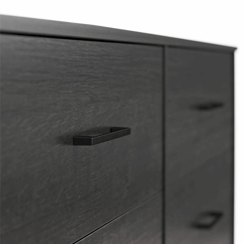 Commode large à 6 tiroirs avec assemblage rapide