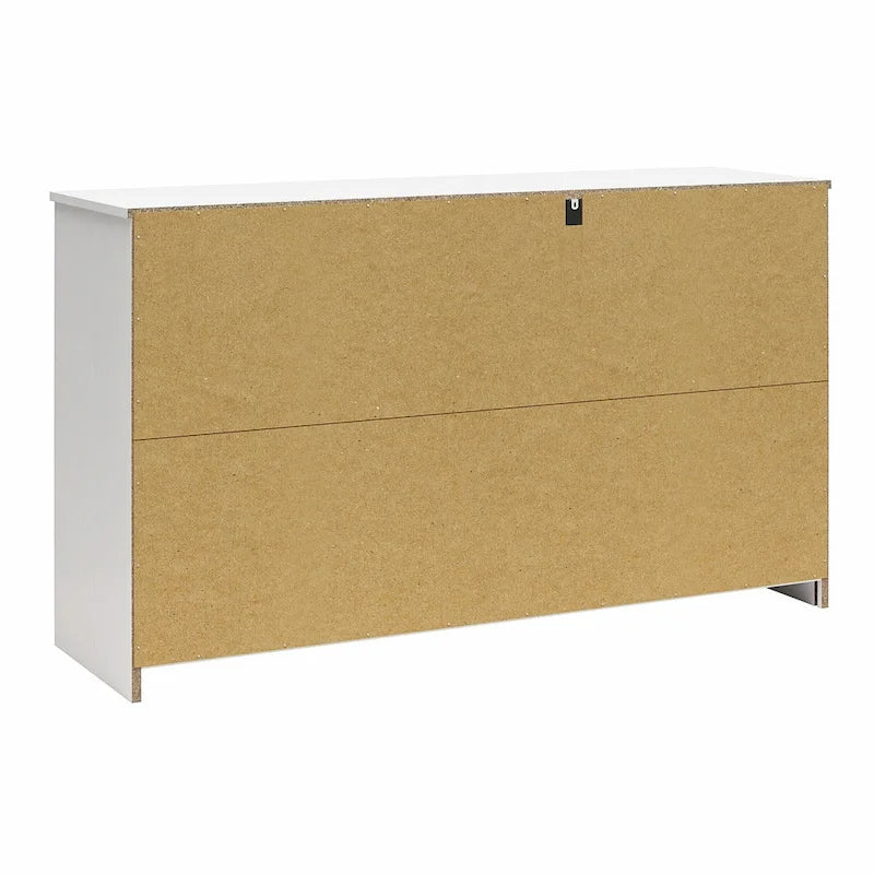 Commode large à 6 tiroirs avec assemblage rapide