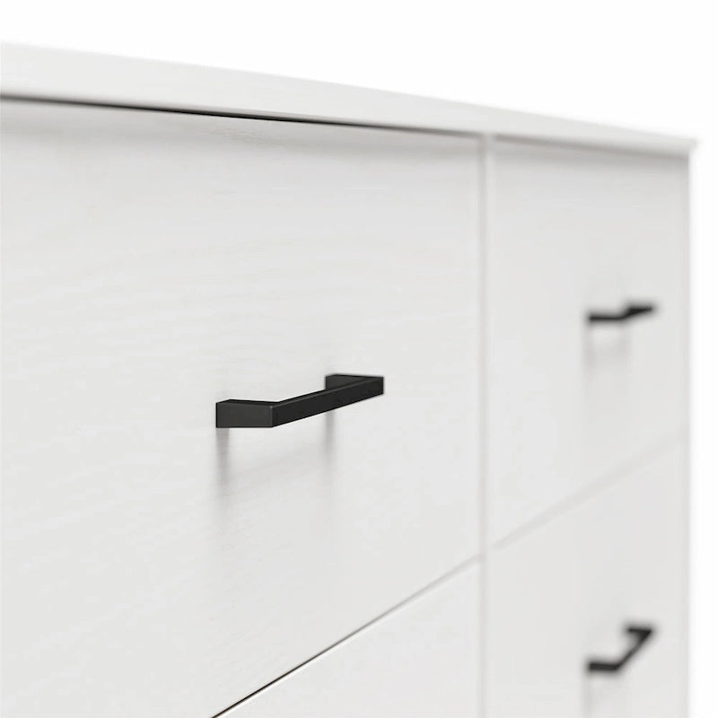 Commode large à 6 tiroirs avec assemblage rapide